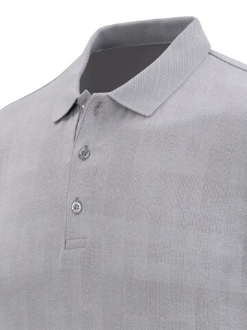 Cizgi Triko Shirt‌‌‌‌ in Grau