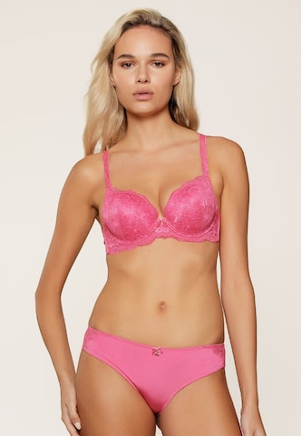 LingaDore Push-up BH in Roze: voorkant