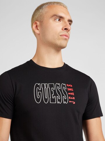 GUESS JEANS - Camiseta en negro