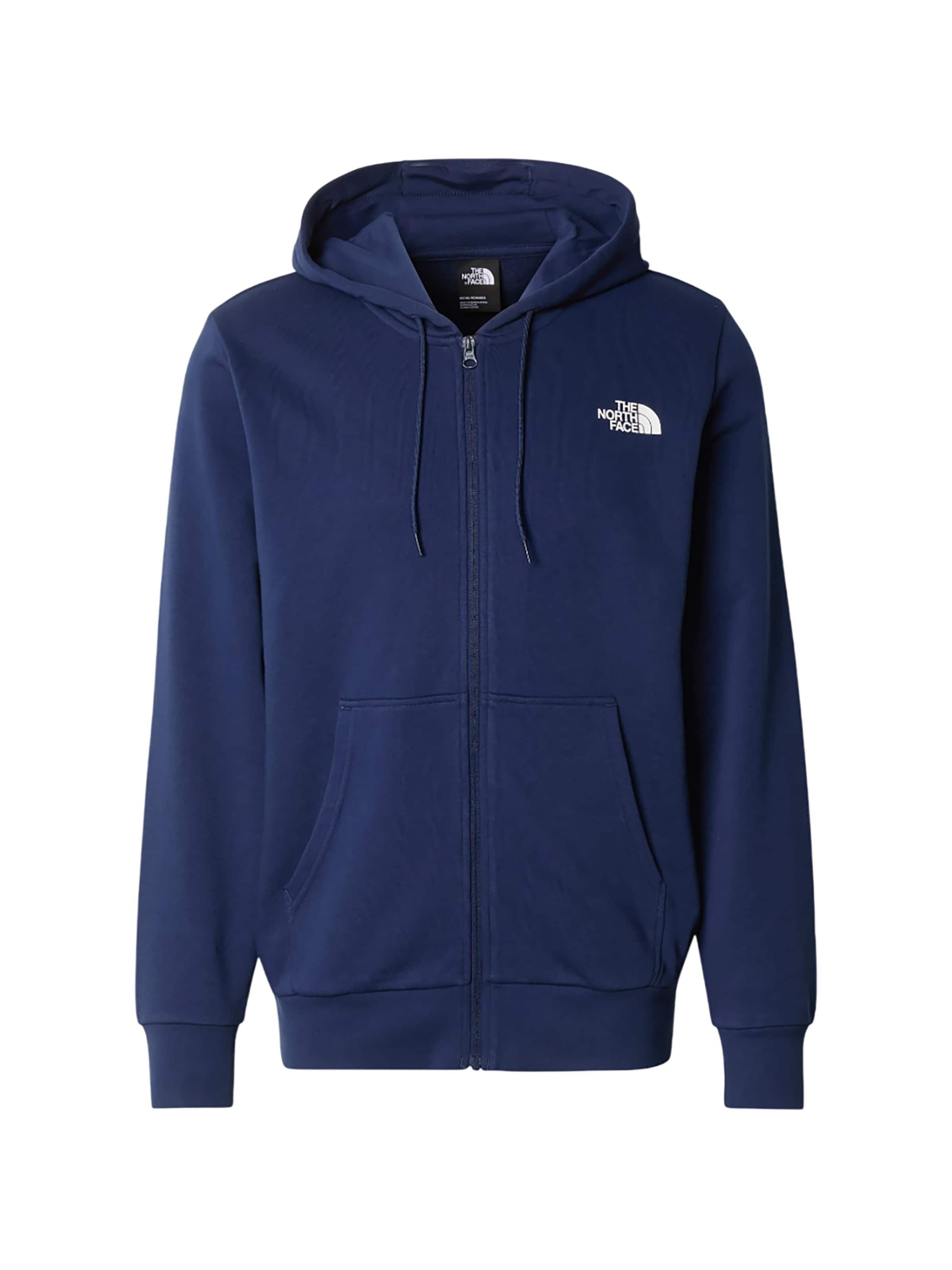 THE NORTH FACE Zip-Up Hoodie 'Simple Dome' in Blue: front