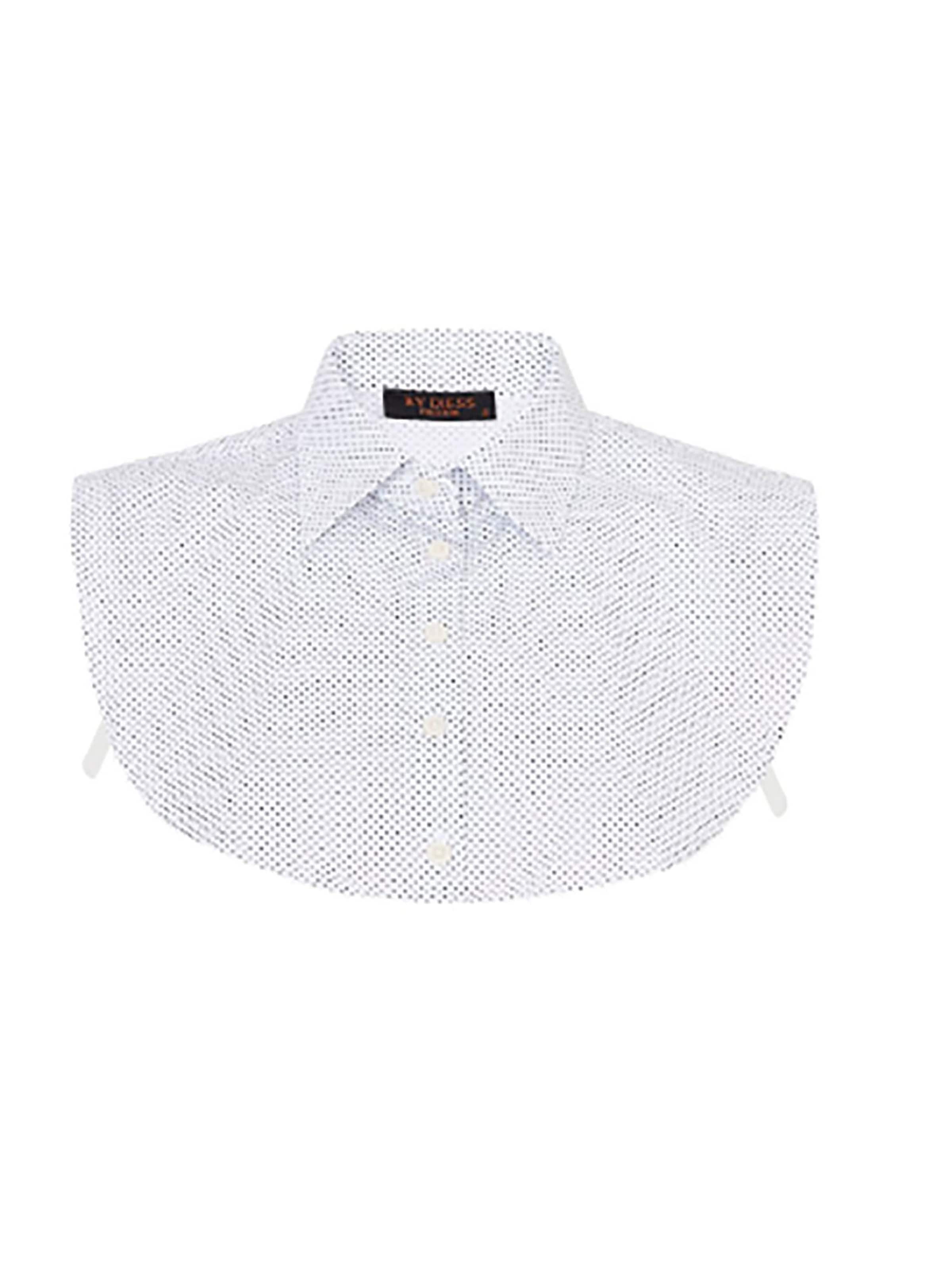 By Diess Collection Shirt Accessory in Weiß: Vorderseite