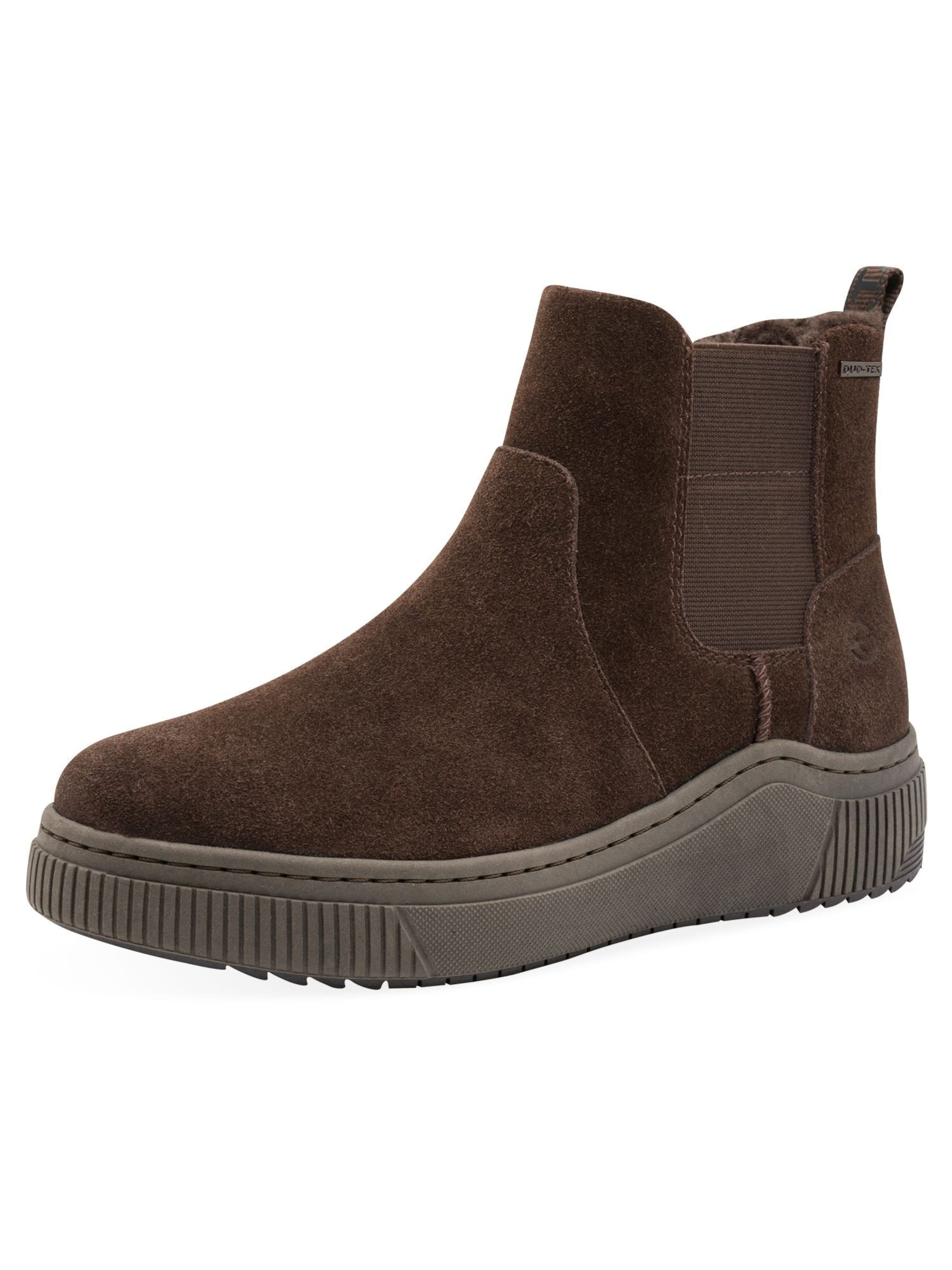 Tamaris Enkellaarsjes in Bruin: voorkant