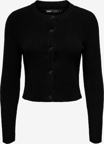 Cardigan 'ONLKatia' ONLY en noir : devant
