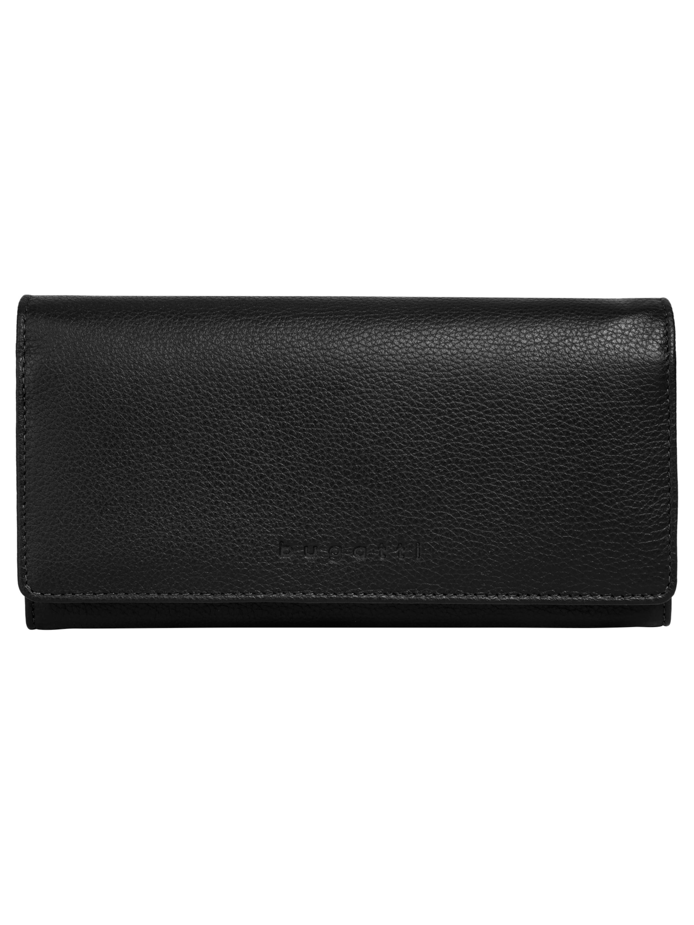 bugatti Wallet 'bugatti Geldbörse MIRA' in Black: front