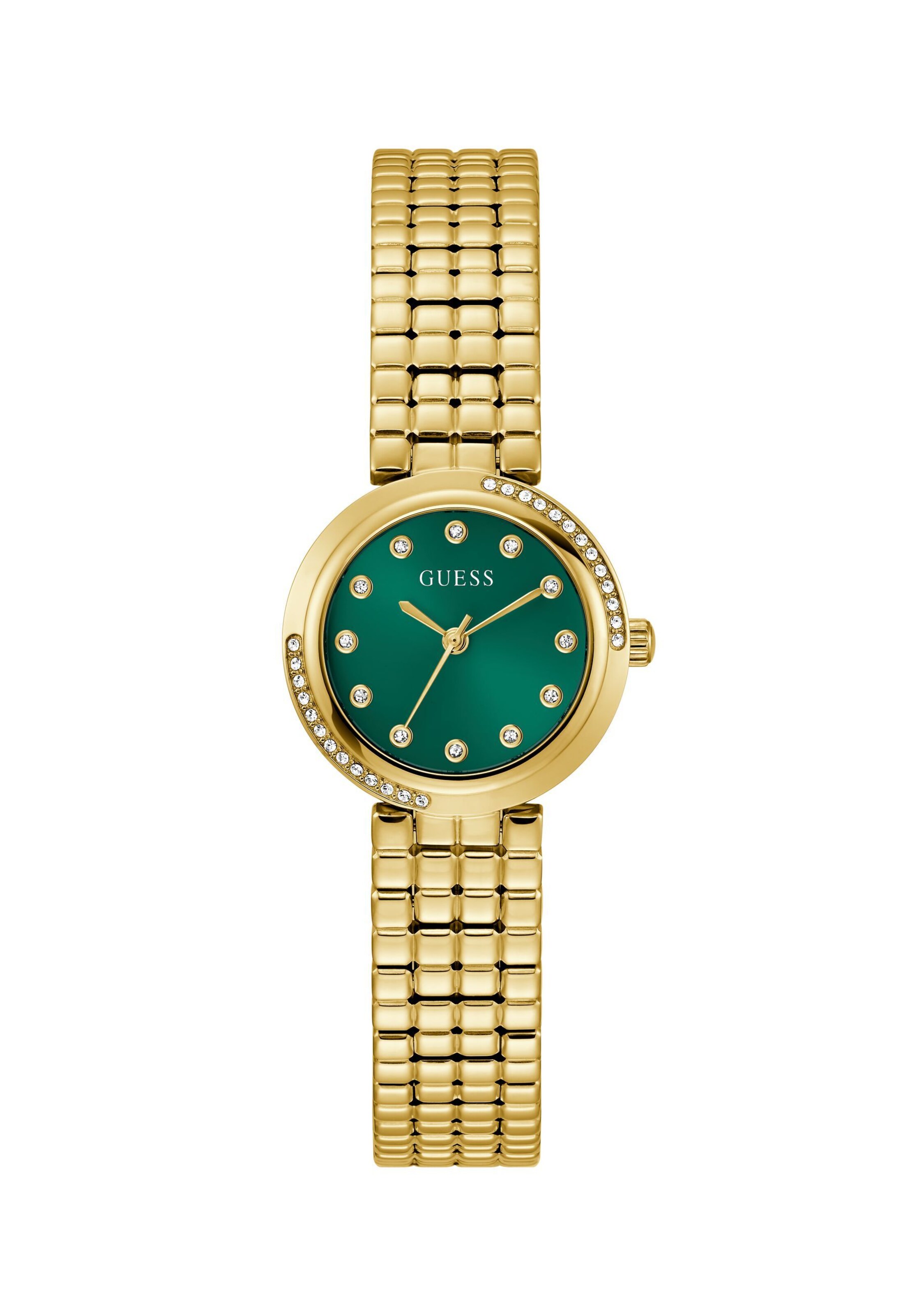 GUESS Analog watch ' CLARA ' in Gold: front