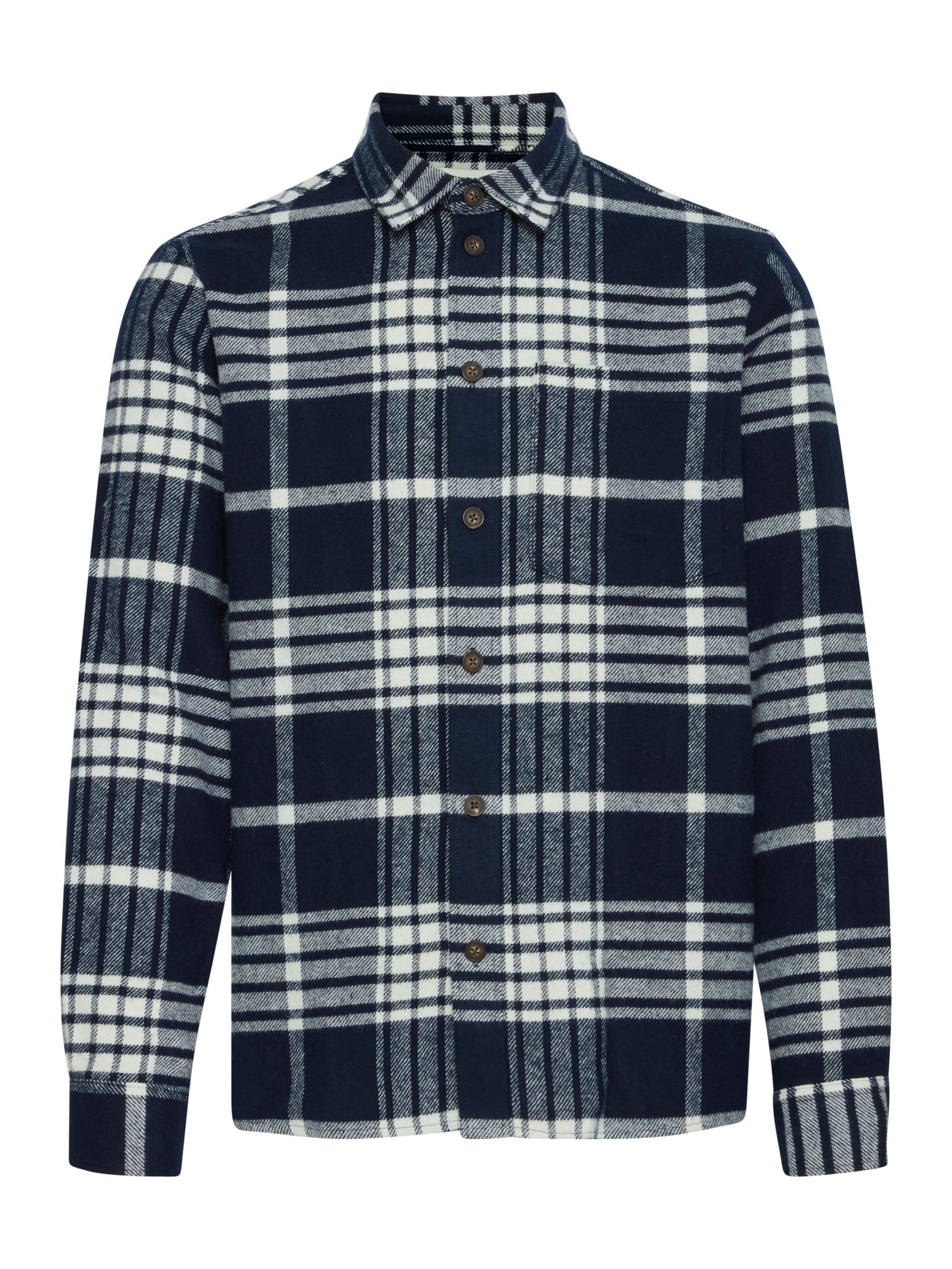 !Solid Overhemd 'Nab' in Blauw: voorkant