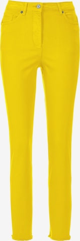 MADELEINE Skinny Jeans in Geel: voorkant