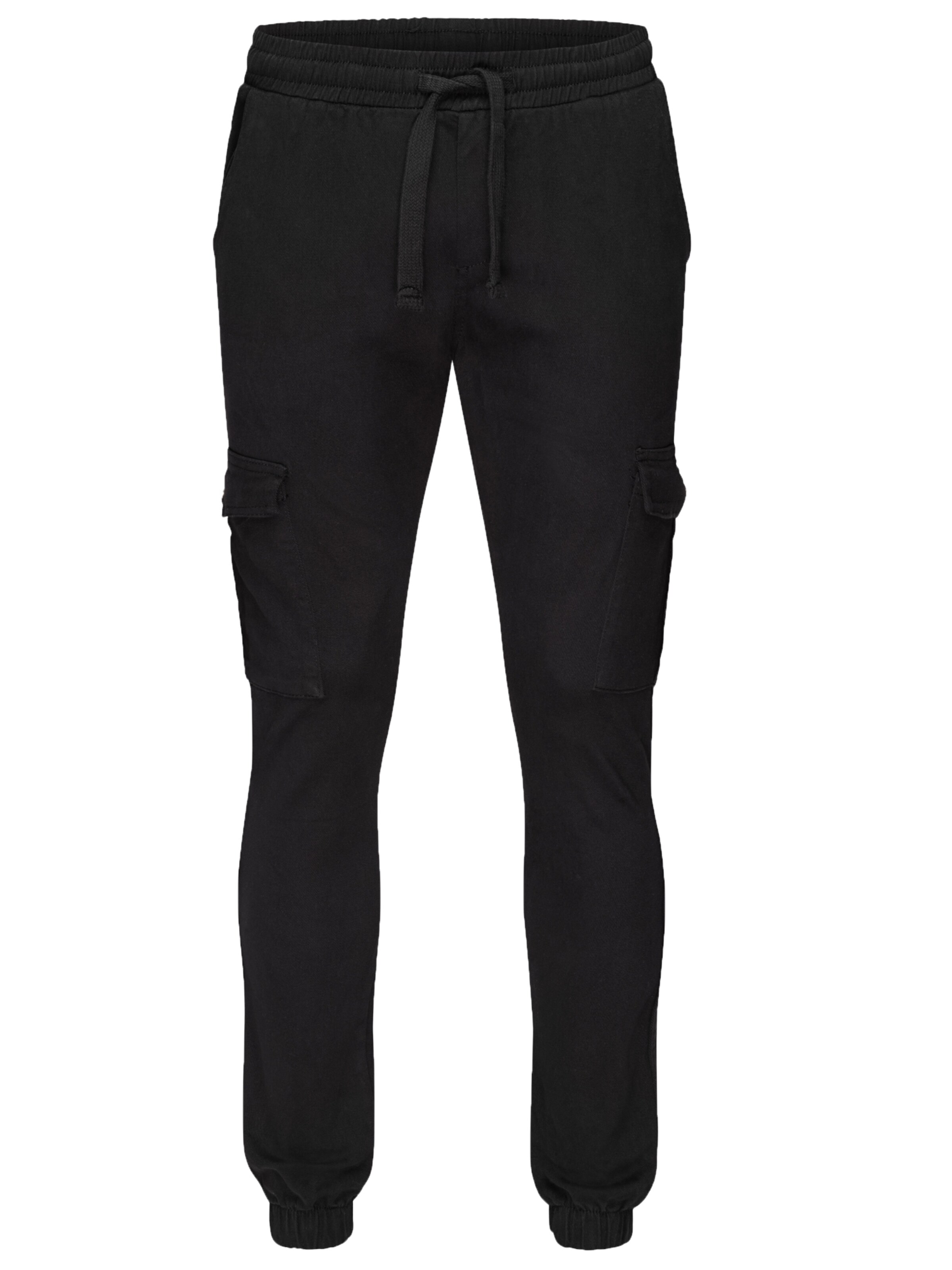 Rock Creek Cargohose in Schwarz: Vorderseite