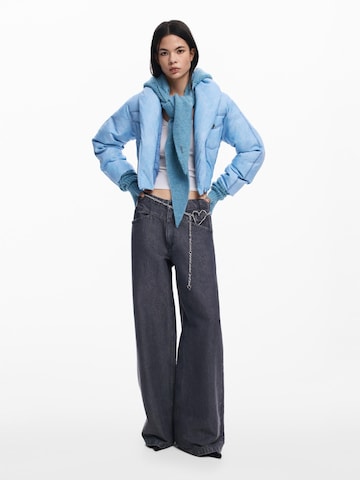 Desigual Mütze und Handschuhe in Blau