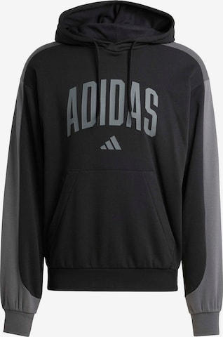 ADIDAS SPORTSWEAR Спортен суитшърт 'COLLEGIATE' в черно: отпред