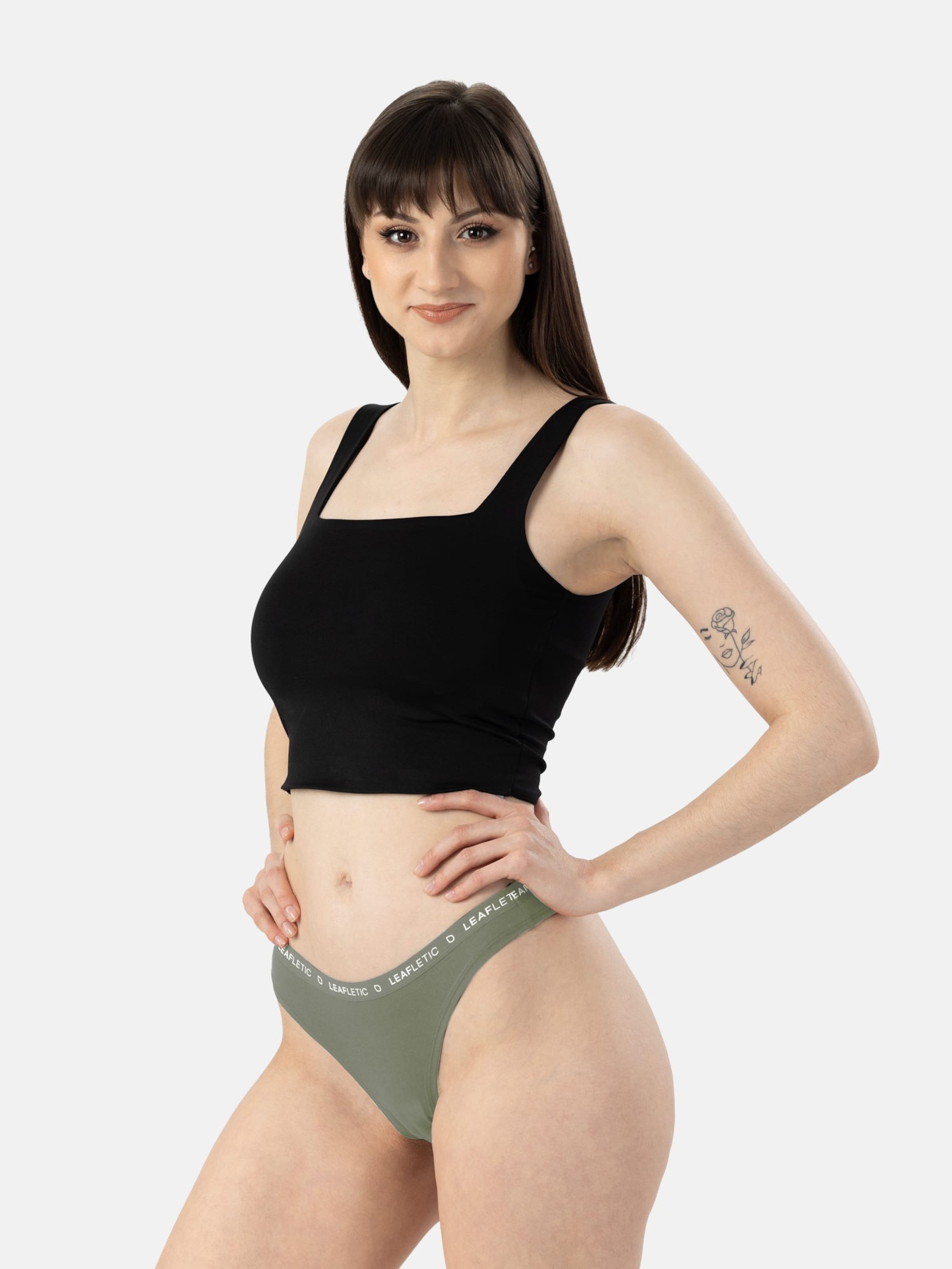 LEAFLETIC Broekje 'Leafletic Women’s Mid Rise Brazilian' in Gemengde kleuren