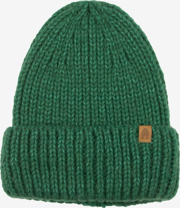 KOPYTO Mütze 'EULE' in Grün: Vorderseite