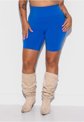 Lykkeland Atelier Skinny Leggings 'Honest' in Blauw: voorkant