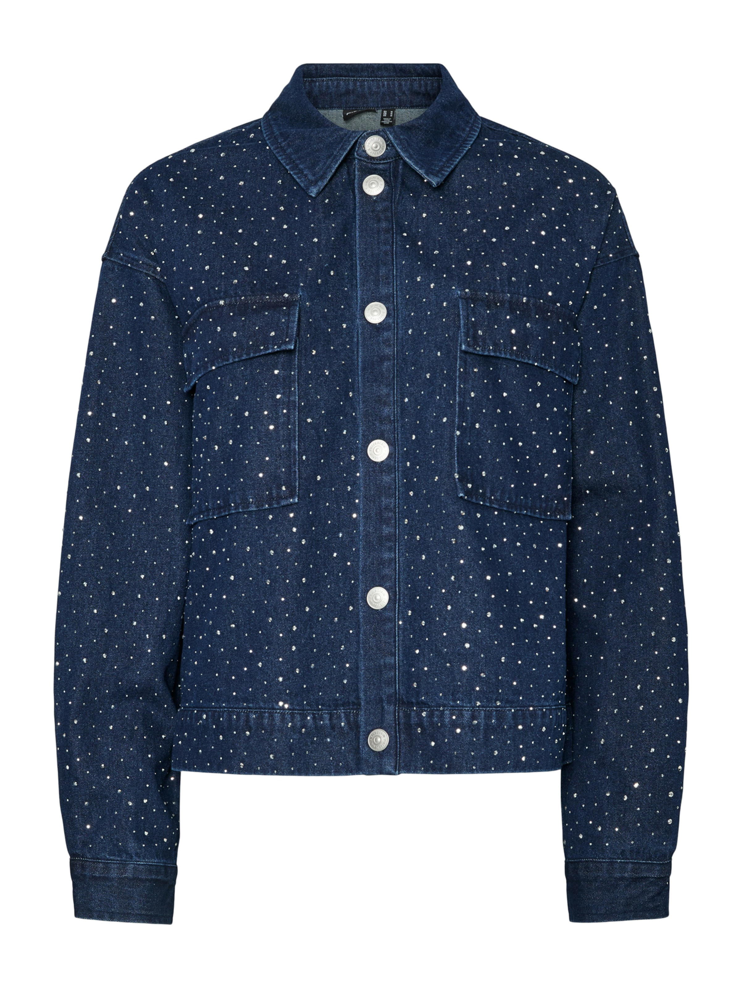 PIECES Between-Season Jacket 'PCROBERTA' in Blue: front