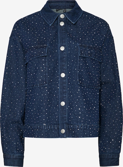 PIECES Prijelazna jakna 'PCROBERTA' u mornarsko plava / srebro, Pregled proizvoda
