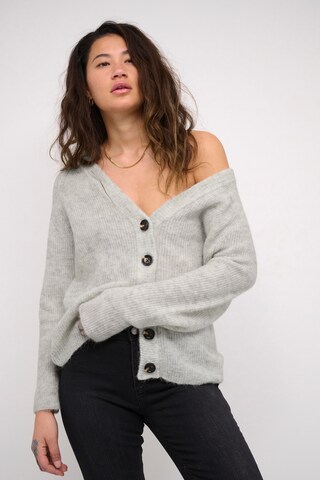 Cardigan My Essential Wardrobe en gris : devant