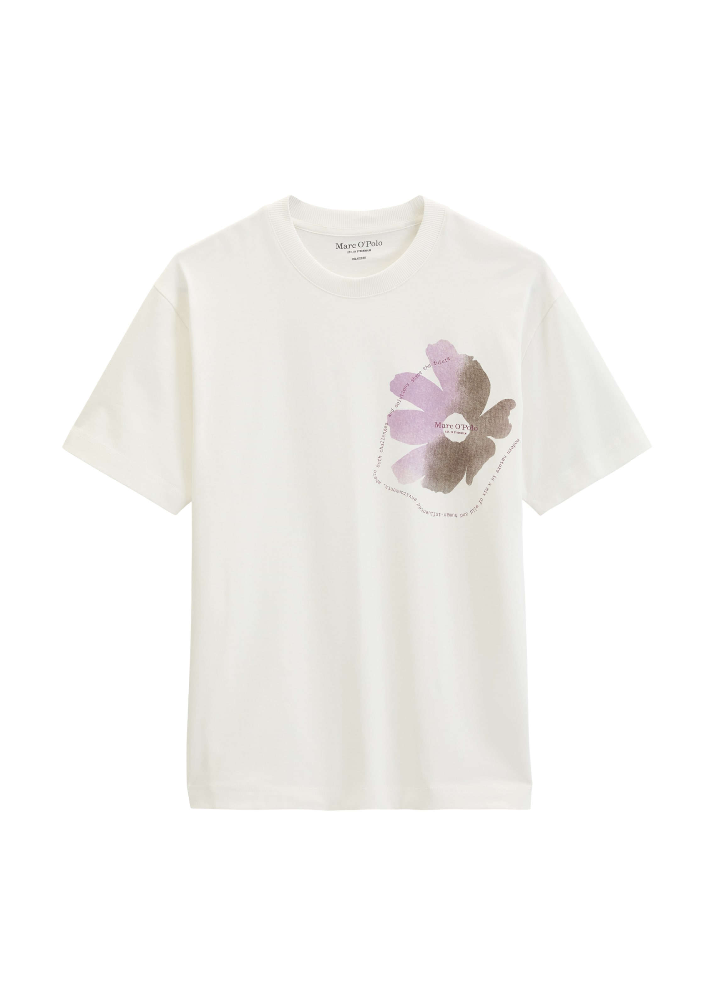 Marc O'Polo Shirt in Wit: voorkant