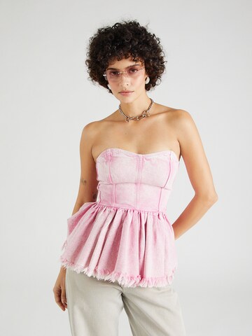 Haut Monki en rose : devant
