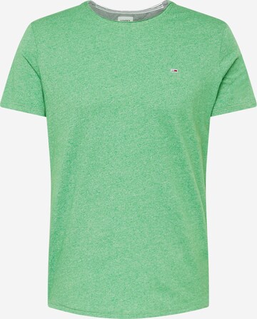 Tommy Jeans Tričko 'JASPE' – zelená: přední strana