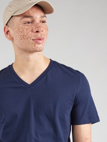 s.Oliver Shirt in Blauw