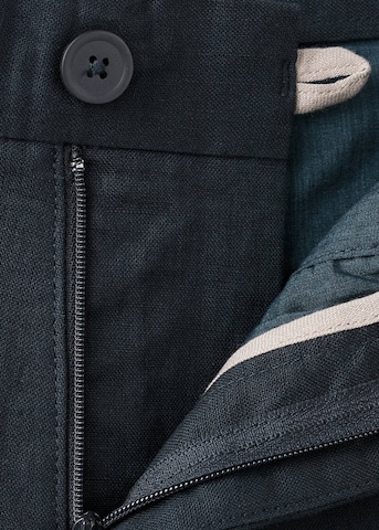 MANGO MAN Regular Chino Pants 'Carp' in Blue