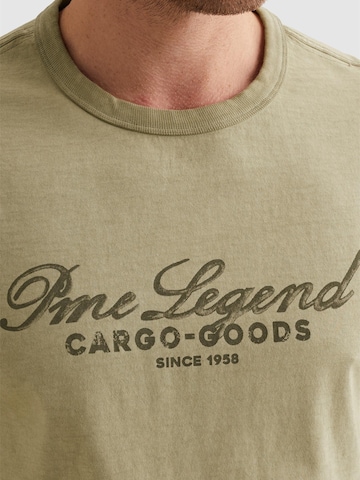 Maglietta 'T-shirt in jersey with rugged artwork on the chest' di PME Legend in verde