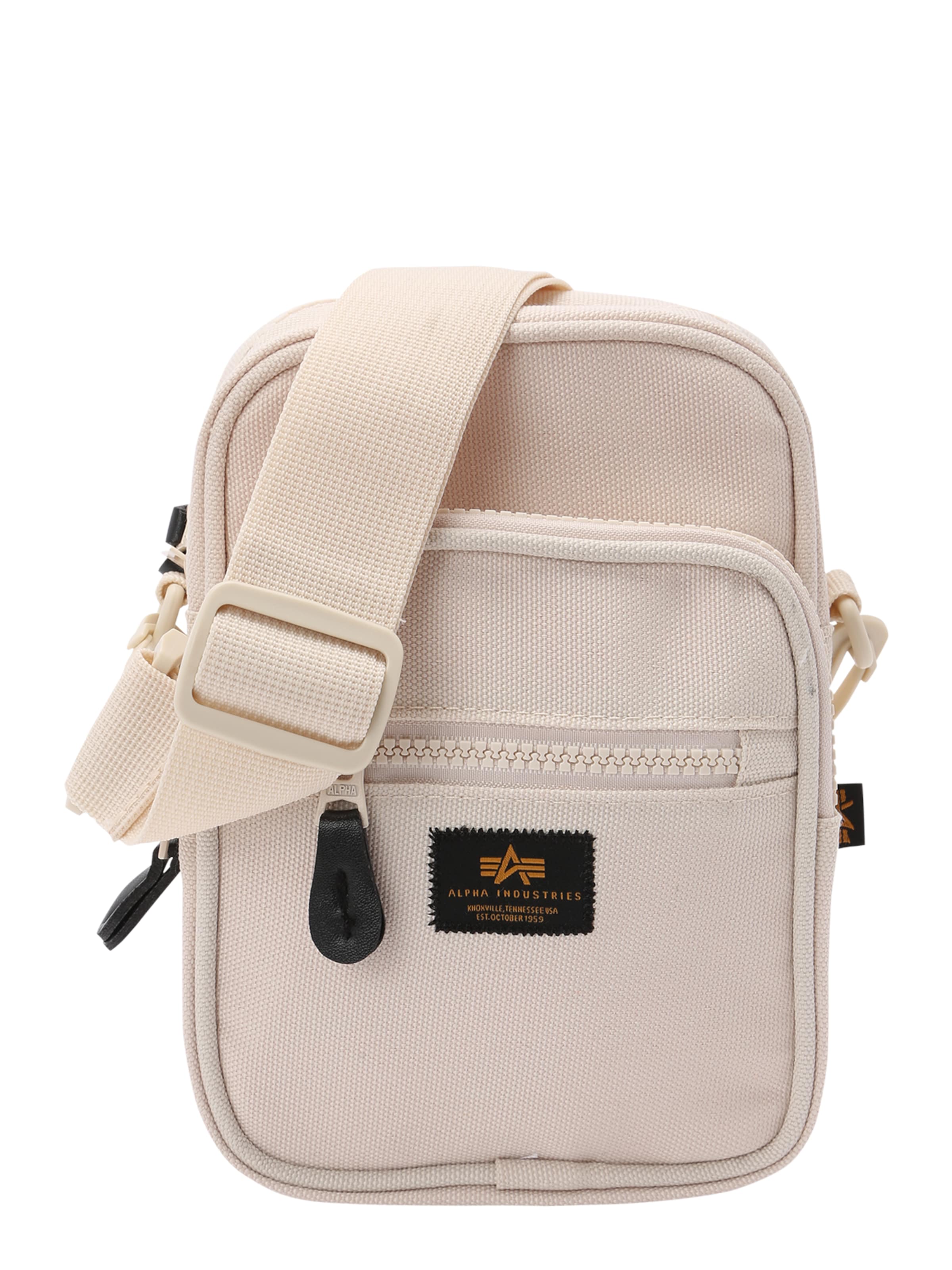 ALPHA INDUSTRIES Сумка через плечо в Белый: спереди