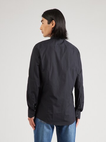HUGO Super Slim Fit Srajca 'Elisha02' | črna barva