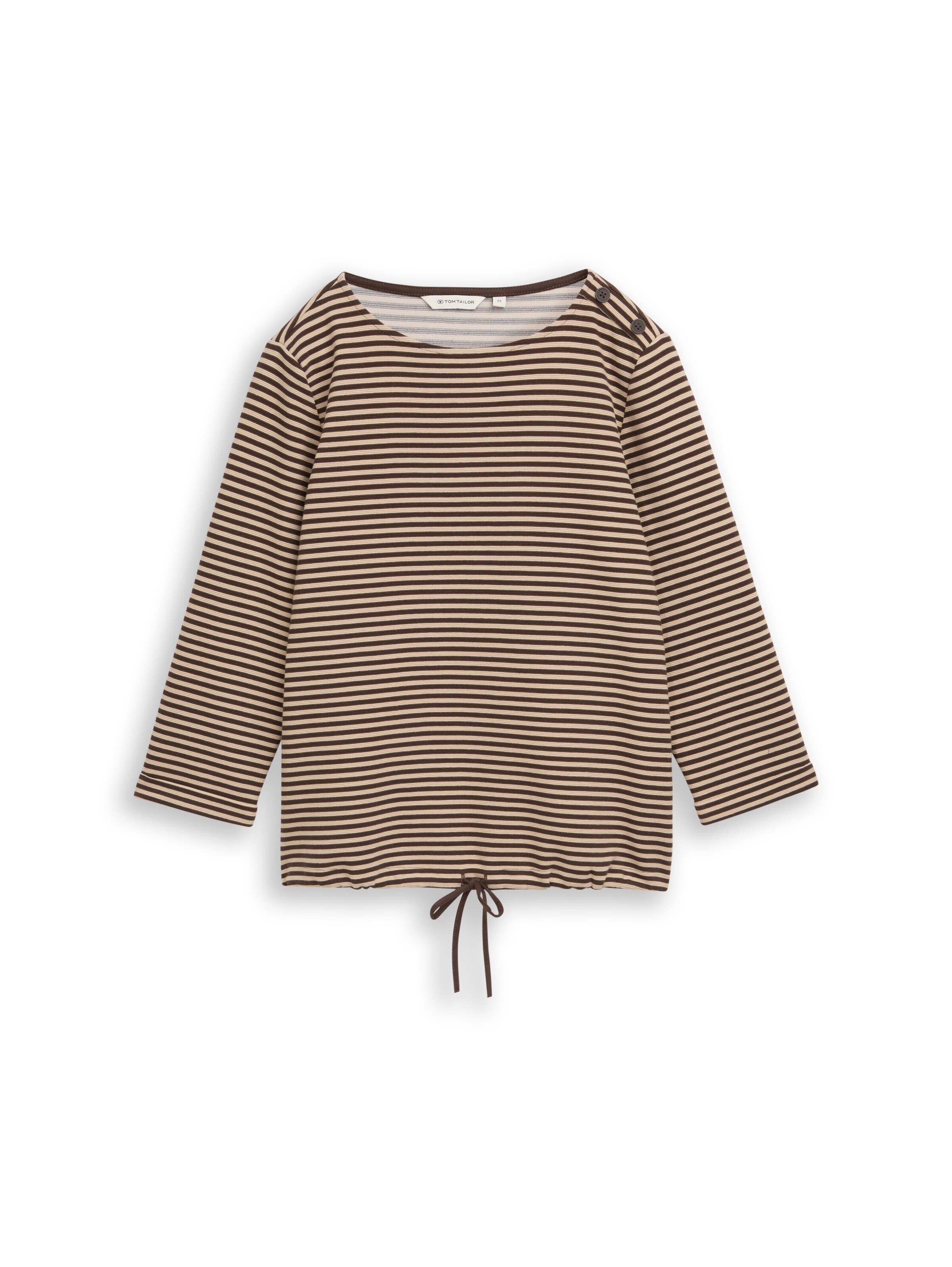 TOM TAILOR Shirt in Braun: Vorderseite
