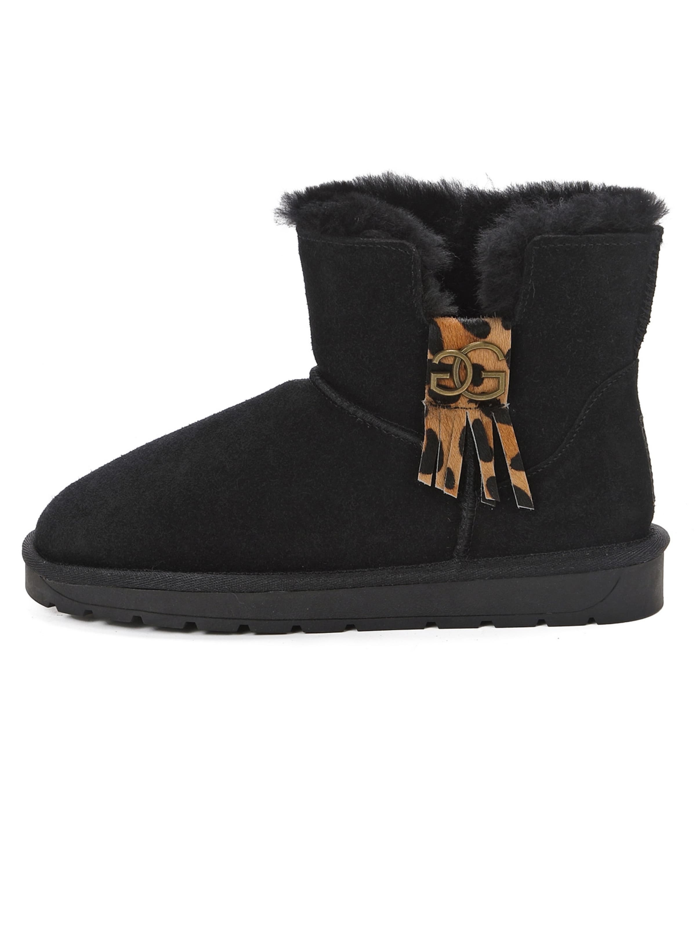 Gooce - Botas de neve 'Gloria' em preto: frente