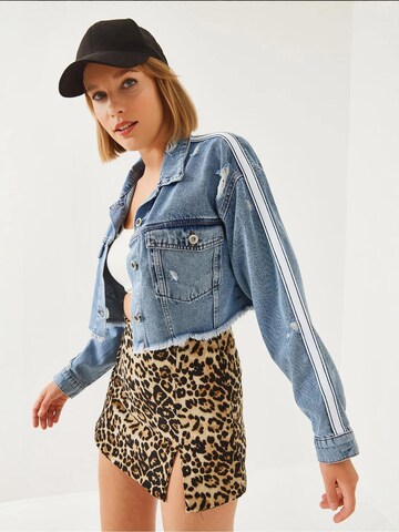 Bianco Lucci - Casaco meia-estação em azul