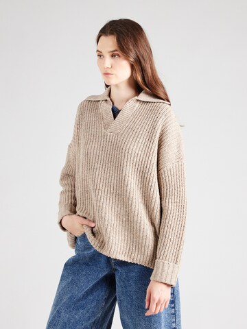 Pull-over G-STAR en beige : devant