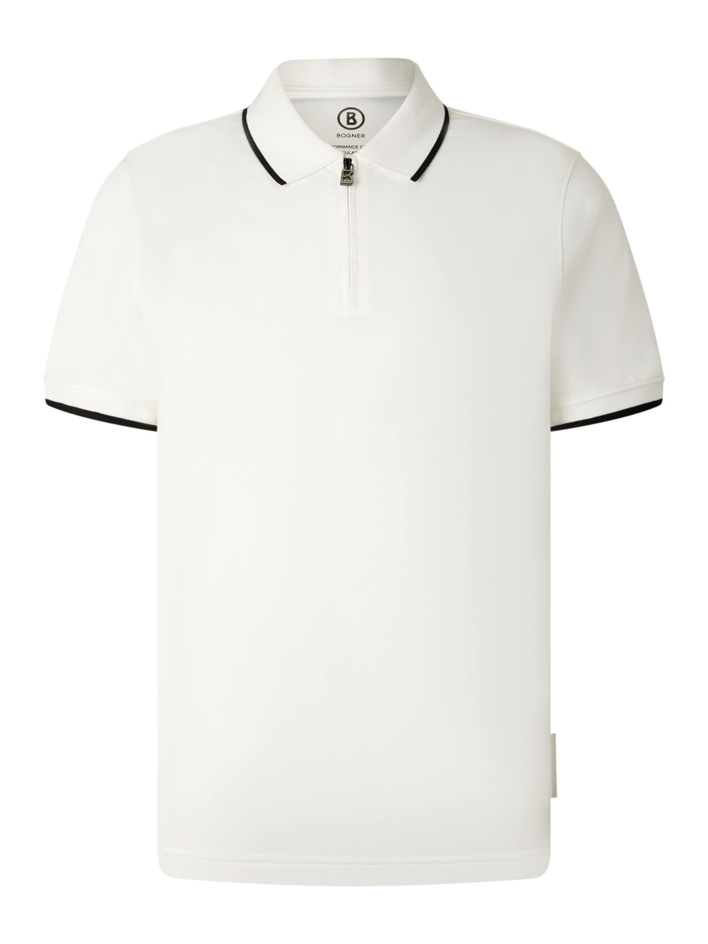 BOGNER Poloshirt 'Timo' in Weiß: Vorderseite