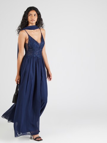 mascara Evening dress 'EMB' in Blue