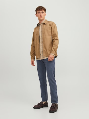 JACK & JONES Loosefit Jeans 'JJIChris JJCooper' in Grau