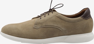 DreiMaster Maritim Athletic Lace-Up Shoes in Beige: front