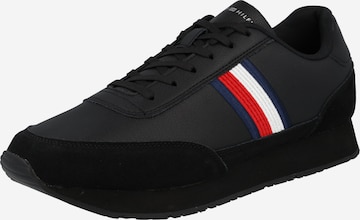 Sneaker bassa di TOMMY HILFIGER in nero: frontale