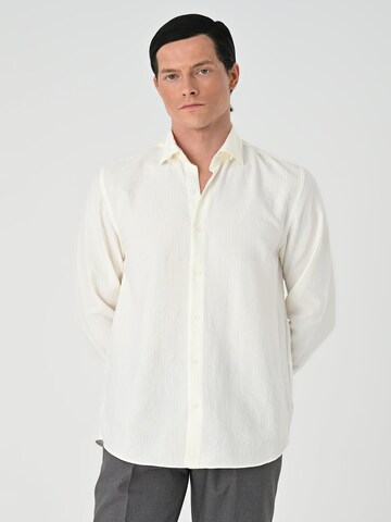 Antioch Regular fit Button Up Shirt in White