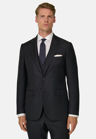 Boggi Milano Regular fit Business-colbert in Grijs: voorkant