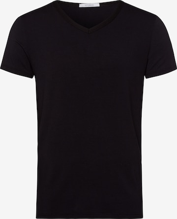 T-Shirt 'Hajo' Myjama en noir : devant