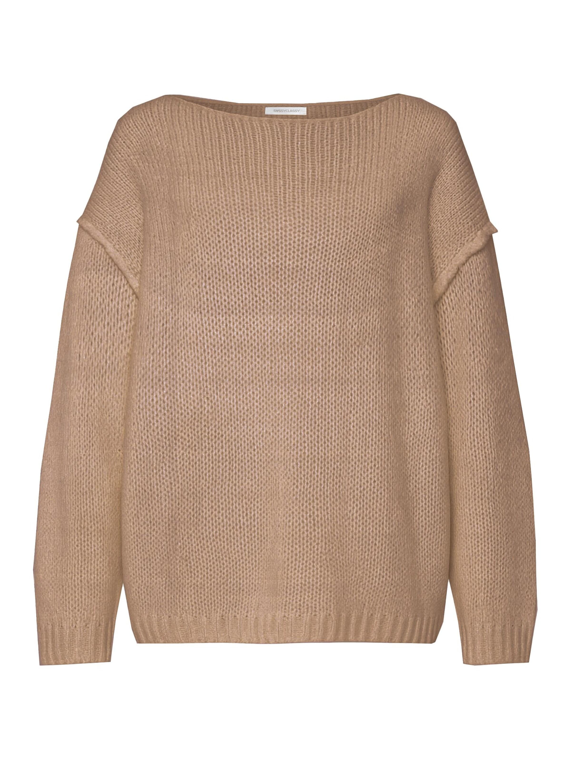 SASSYCLASSY Oversizepullover‌‌‌‌‌‌‌‌ in L in taupe, Produktansicht