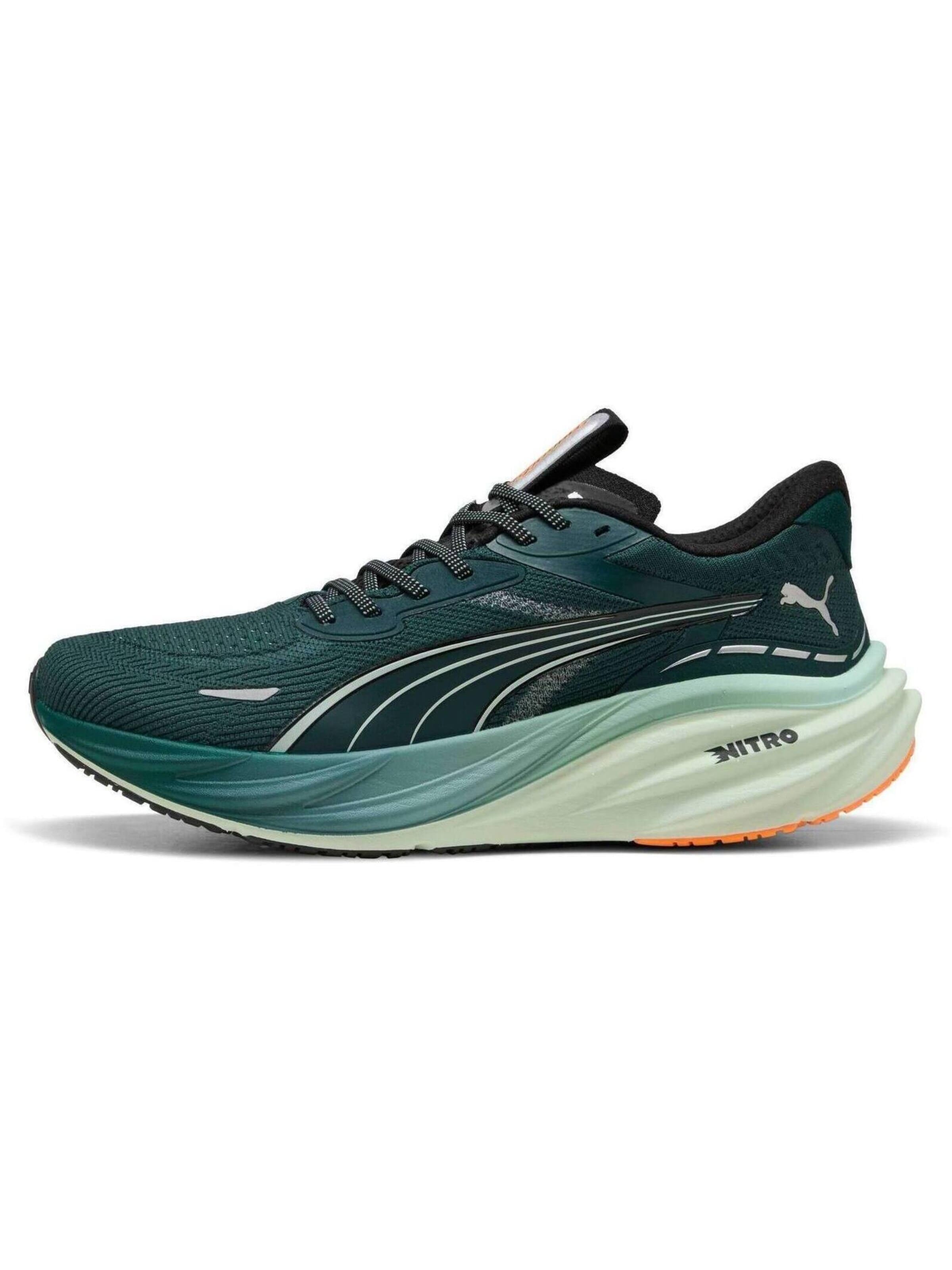PUMA Loopschoen 'Magnify Nitro 3' in Groen: voorkant