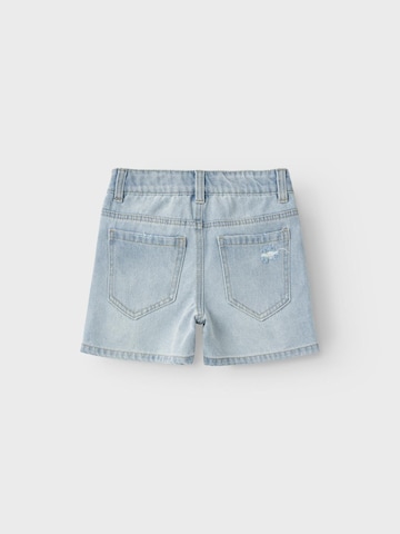 NAME IT Regular Shorts 'ROSE' in Blau