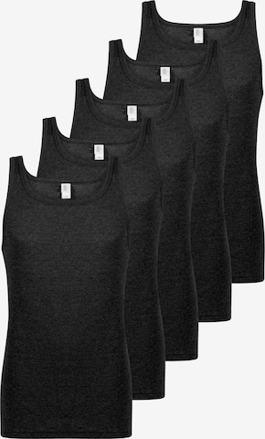 ESGE Undershirt 'Feinripp Jeans' in Black: front