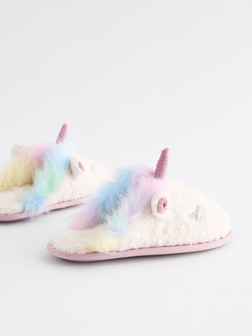 Next Slippers in White