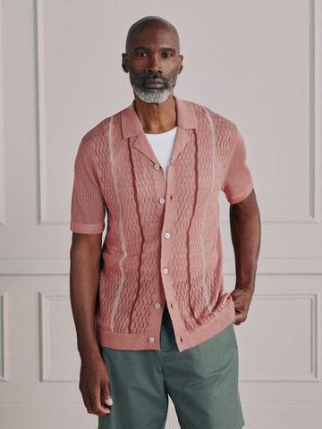 Next Regular fit Button Up Shirt 'Signature' in Pink: front