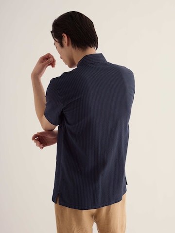 Comfort fit Camicia 'Yestin' di Seasalt Cornwall in blu
