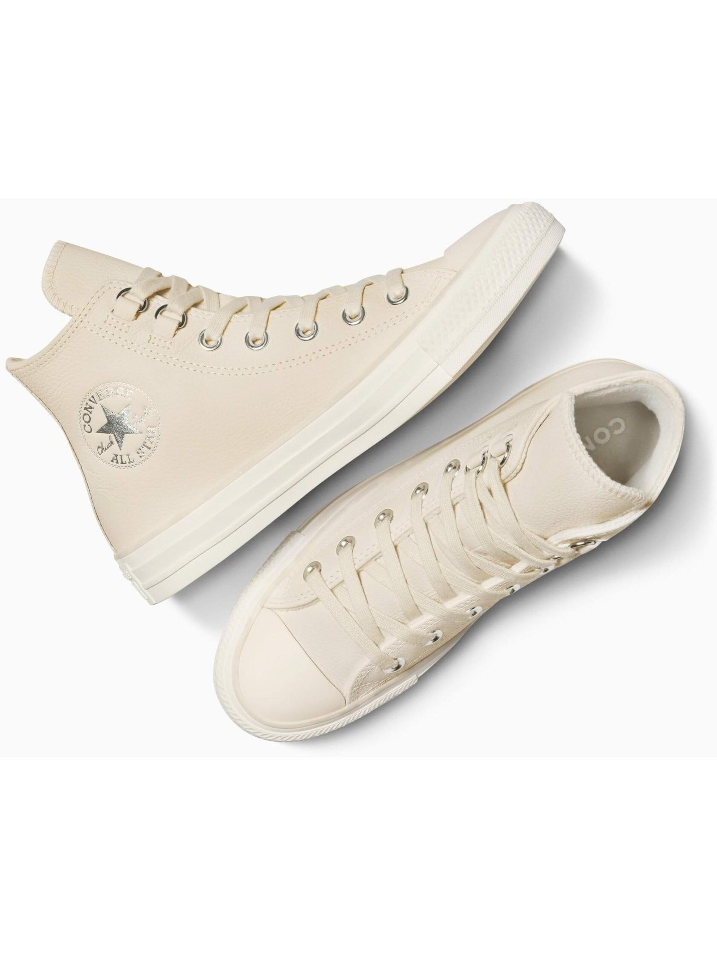 CONVERSE - Zapatillas deportivas altas en beige