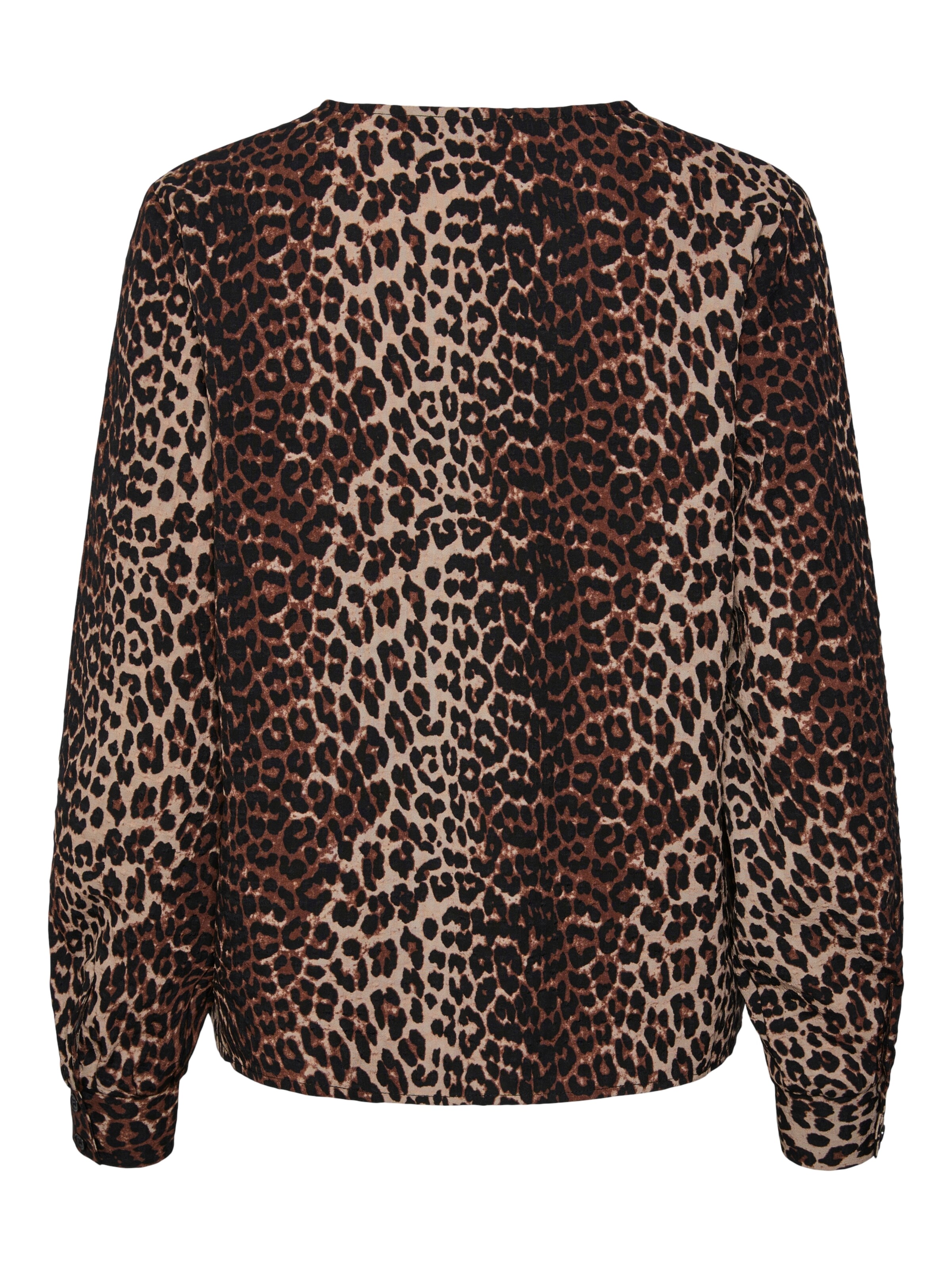 PIECES Bluza 'MELLISA' | rjava barva