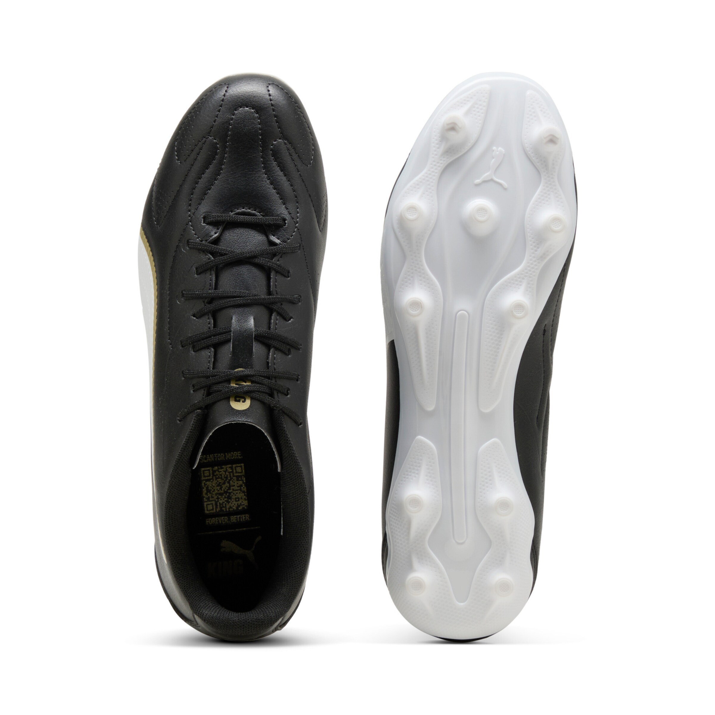 PUMA Soccer Cleats in Black